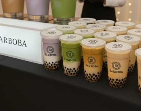Barboba crest cups with matching crest lids